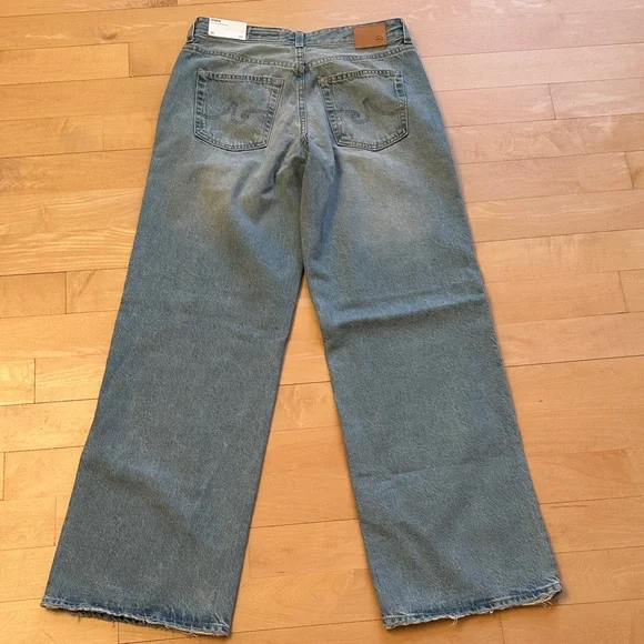 AG Adriano Goldschmied Light Blue Flare Jeans - Picture 3 of 8